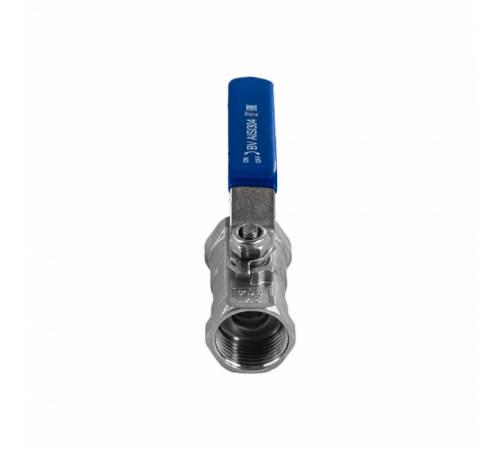 Кран шаровый муфтовый стандартнопроходной нержавеющий (1PC), AISI304 DN20 (3/4