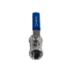 Кран шаровый муфтовый стандартнопроходной нержавеющий (1PC), AISI304 DN20 (3/4