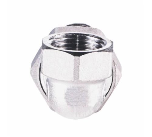 Соединитель лат американка Ду25 м/р угл хром Giacomini R19X005
