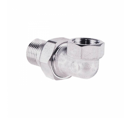 Соединитель лат американка Ду20 м/р угл хром Giacomini R19X004