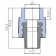 Переходник Ekoplastik 25x1/2 наружная резьба