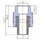Переходник Ekoplastik 32x1 наружная резьба