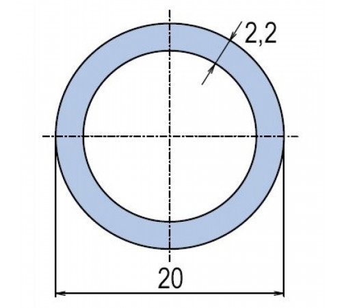 Труба полипропиленовая Ekoplastik PN10 20x2,3 (штанга: 4 м)