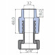 Переходник Ekoplastik 32x5/4 металлическая вставка