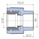 Переходник Ekoplastik 40x5/4 внутренняя резьба