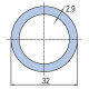 Труба полипропиленовая Ekoplastik PN10 32x2,9 (штанга: 4 м)