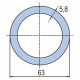 Труба полипропиленовая Ekoplastik PN10 63x5,8 (штанга: 4 м)