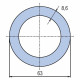 Труба полипропиленовая Ekoplastik PN16 63x8,6 (штанга: 4 м)