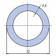 Труба полипропиленовая Ekoplastik PN16 32x4,4 (штанга: 4 м)