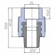 Переходник Ekoplastik 25x3/4 наружная резьба