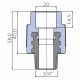 Переходник Ekoplastik 20x3/4 наружная резьба