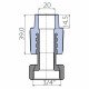 Переходник Ekoplastik 20x3/4 металлическая вставка