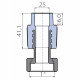 Переходник Ekoplastik 25x1 металлическая вставка и накидная гайка