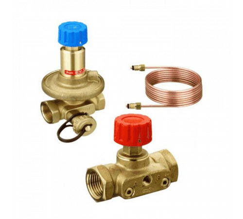 Комплект клапанов балансировочных автомат латунь APT+ CDT Ду 15/20 Ру16 ВР Danfoss 003Z2211