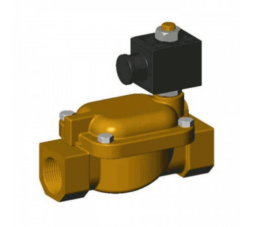 Клапан электромагнитный латунь НО EV1141 Ду15 Ру10 G1/2