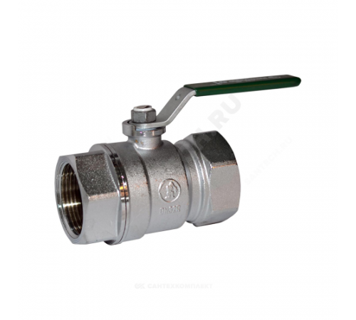 Кран шаровой латунь хром R250W Ду 25 Ру35 ВР рычаг Giacomini R250WX025