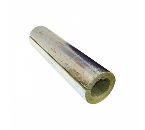 Цилиндр навивной минеральная вата ROCKWOOL 100 кашированный фольгой 80/108 L=1м ROCKWOOL 135293