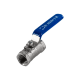Кран шаровый муфтовый стандартнопроходной нержавеющий (1PC), AISI304 DN15 (1/2