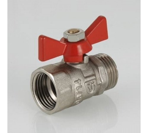 Кран шаровой облегченный VALTEC COMPACT В-Н, бабочка 3/4'
