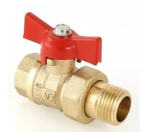 Кран шаровой VALTEC «СТАНДАРТ» с американкой , бабочка 1/2'