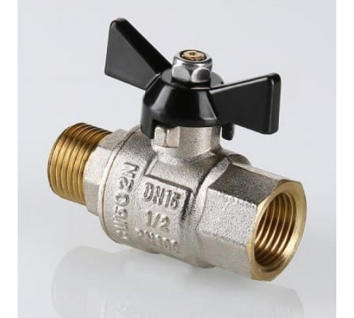 Кран шаровой усиленный VALTEC PERFECT В-Н, бабочка 3/4'
