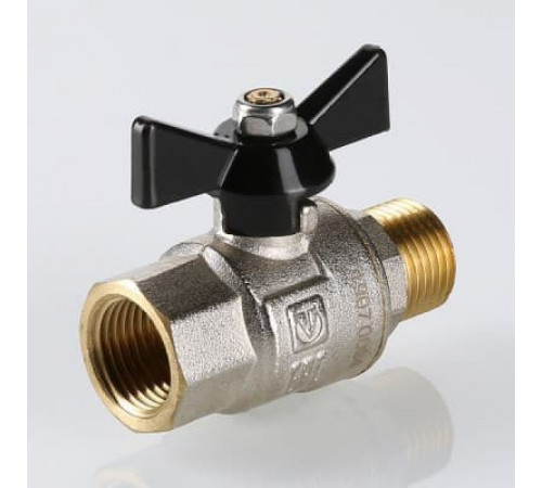 Кран шаровой усиленный VALTEC PERFECT В-Н, бабочка 3/4'