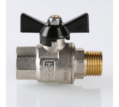 Кран шаровой усиленный VALTEC PERFECT В-Н, бабочка 3/4'