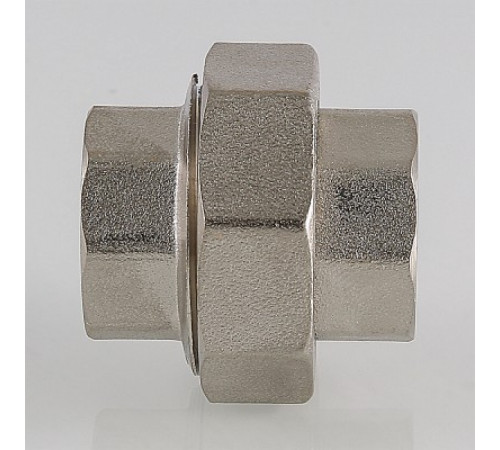 Американка прямая VALTEC (VTr.340.N.0008) 1 1/2 ВР х 1 1/2 ВР латунная