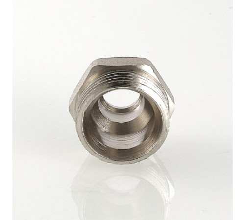 Ниппель с переходом на евроконус VALTEC (VTr.580.NE.040E) 1/2 НР х 3/4 НР латунный