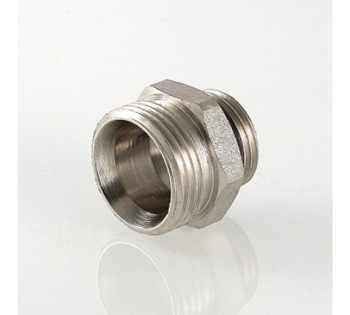 Ниппель с переходом на евроконус VALTEC (VTr.580.NE.040E) 1/2 НР х 3/4 НР латунный