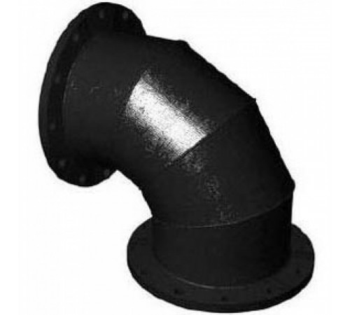 Колено фланцевое УФ 80 чугунное ВЧШГ с ЦПП
