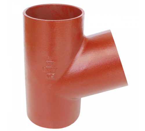 Тройник чугун SML Ду 250х250х45гр б/растр
