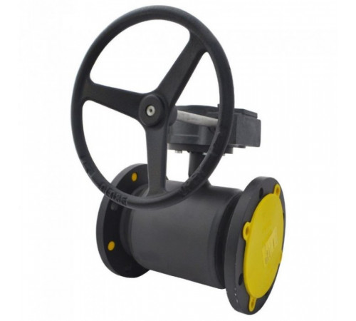 Кран шаровой сталь JIP/G-FF Ду 150 Ру25 фл с редуктором Danfoss 065N0351G