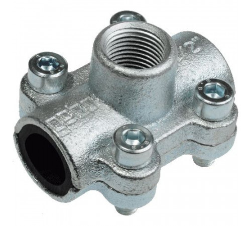 Обойма чугунная GEBO Clamps ANB 3/4 (26,9 х 1/2) с резьбовым отводом