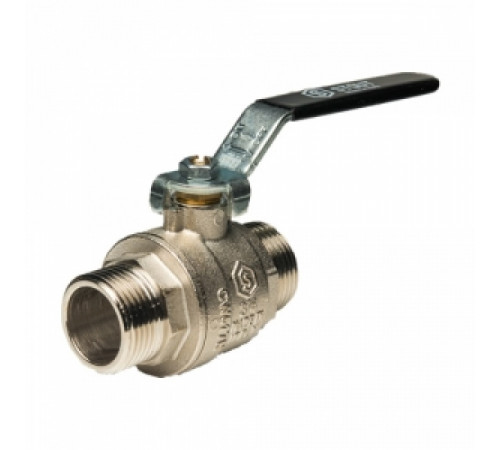 Кран шаровой полнопроходной STOUT - 1' (НР/НР, PN40, Tmax 150°С, ручка-рычаг черная) SVB-0005-000025