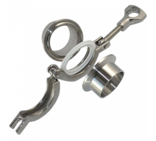Clamp соединение в сборе DIN 32676, EPDM, AISI 304, DN 150 (154мм)