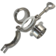 Clamp соединение в сборе DIN 32676, Silicon, AISI 304, DN65 (70мм)