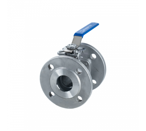 Кран шаровый фланцевый двусоставной нержавеющий (2PC), AISI304 DN32 (1_1/4