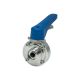 Затвор дисковый резьбовой нержавеющий под привод, EPDM, AISI304 DN15 (1/2