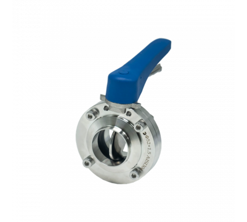 Затвор дисковый приварной нержавеющий под привод, EPDM, AISI304 DN50 (2