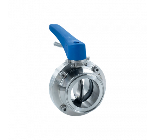 Затвор дисковый Clamp DIN нержавеющий под привод, EPDM, AISI304 DN65 (2_1/2