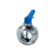 Затвор дисковый Clamp DIN нержавеющий под привод, EPDM, AISI304 DN65 (2_1/2
