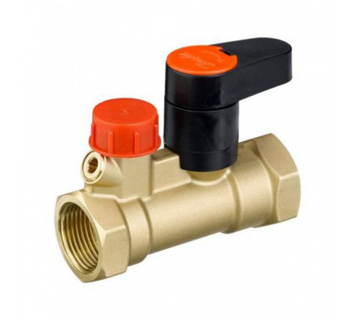 Клапан запорный ручной латунь MSV-S Ду 15 Ру20 ВР Kvs=3м3/ч б/ниппелей Danfoss 003Z4011