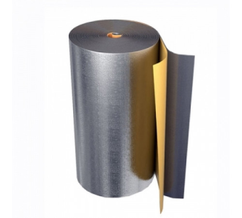 Рулон вспененный полиэтилен BLACK STAR DUCT AL 10/1,0-10 Тмакс=95°C самоклеящийся с покрытием алюминиевая фольга чёрный Energoflex EFXR10110BSDUCAL