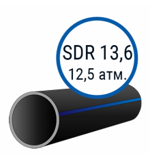 Труба ПНД ПЭ 100 sdr 13,6 вода 160х11,8 мм Ру12,5