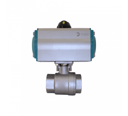 Кран шаровый муфтовый (2PC), AISI304 DN 100 (4