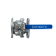 Кран шаровый фланцевый под привод нержавеющий (2PC), AISI304 DN 100 (4