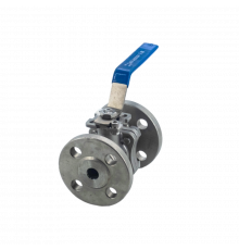 Кран шаровый фланцевый под привод нержавеющий (2PC), AISI304 DN15 (1/2"), (CF8), PN16