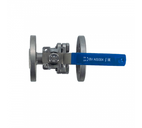 Кран шаровый фланцевый под привод нержавеющий (2PC), AISI304 DN15 (1/2