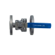 Кран шаровый фланцевый под привод нержавеющий (2PC), AISI304 DN15 (1/2